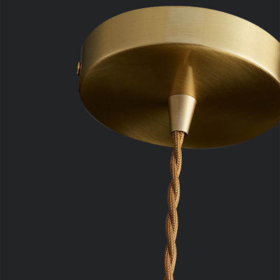 Modern Water Pattern Crystal Globe Ball 1-Light Ceiling Light