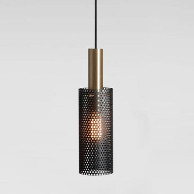 Industrial Creative Metal Hollow Honeycomb 1-Light Pendant Light