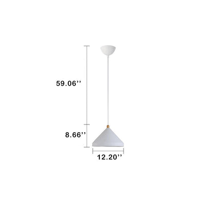 Nordic Simple Cone Shade 1-Light Pendant Light