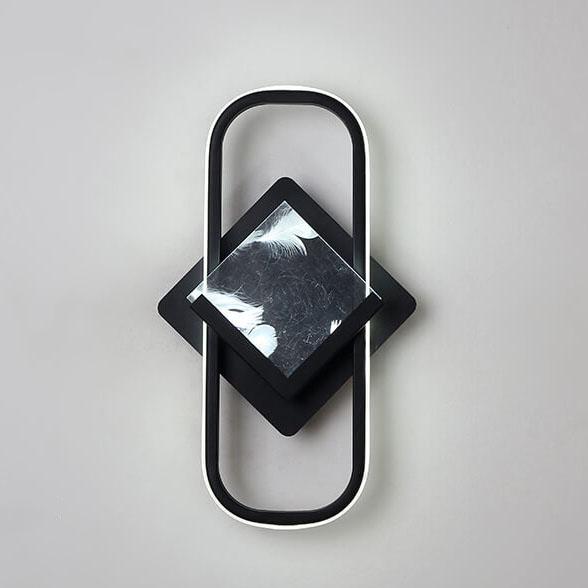 Nordic Creative Ring Shape 1-Light LED Wall Sconce Lamp