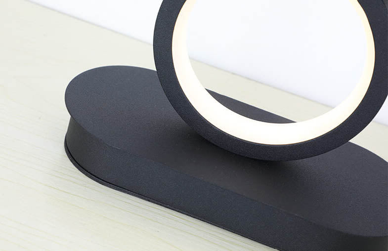 Minimalist 4-Circle Ring LED Table Lamp