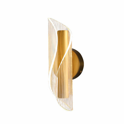 Modern Acrylic Curly LED Wall Sconce Lamp