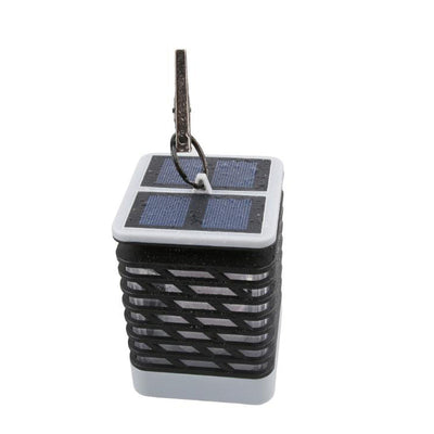 Lumière de torche solaire à flamme carrée LED pour jardin et pelouse décorative suspendue 