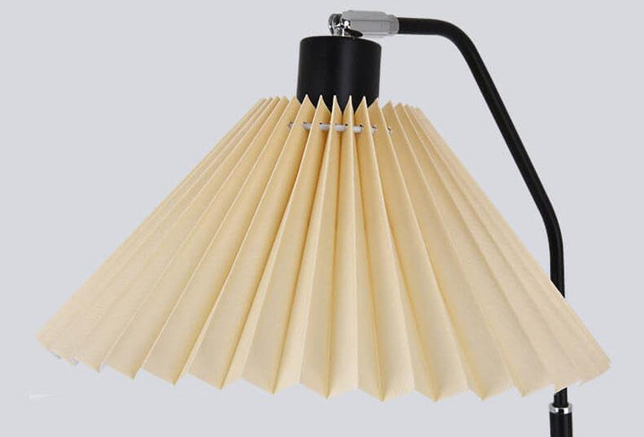 Minimalistische Stofffaltenlampe 1-Licht Stehende Stehlampe 