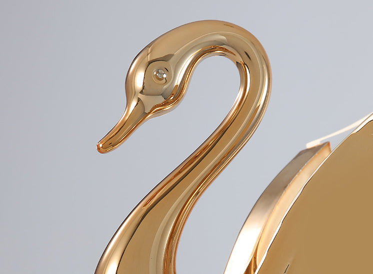 Moderna lámpara colgante de LED de acrílico con diseño de cisne creativo 