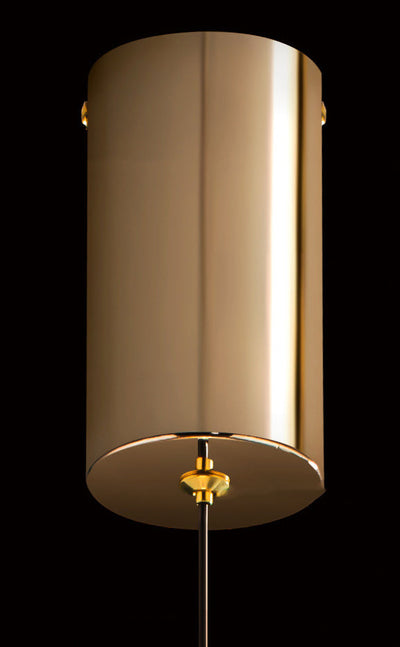 Modern Luxury Disc Electroplated Aluminum LED Pendant Light