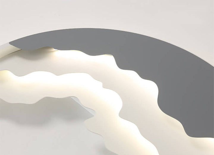 Luz de techo empotrada redonda LED Nordic Sea Wave 