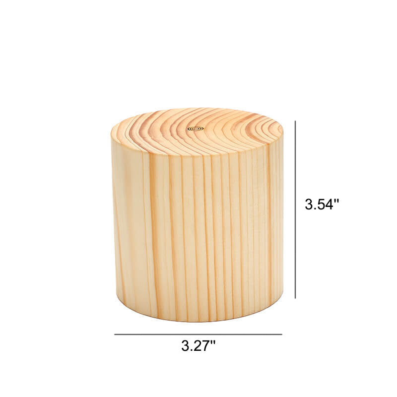 Lámpara de Mesa Táctil LED de Madera Creativa 