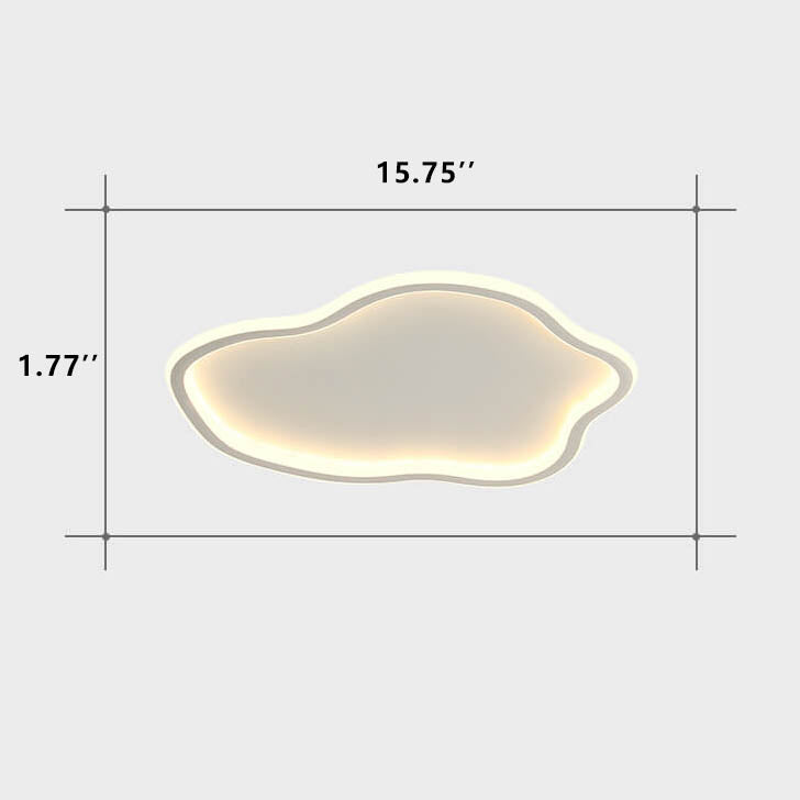 Plafonnier LED moderne Creative Cloud 1-Light 