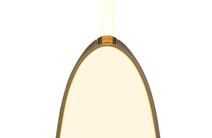 Applique murale LED étanche en triangle simple pour l&