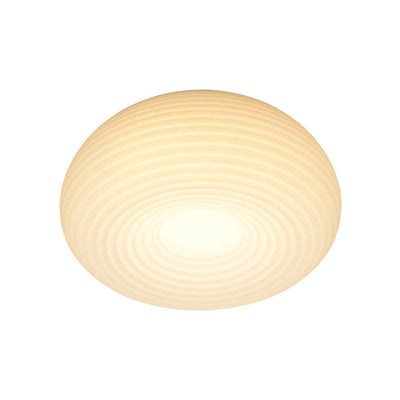 Minimalist Round Globe PE Material LED Flush Mount Ceiling Light