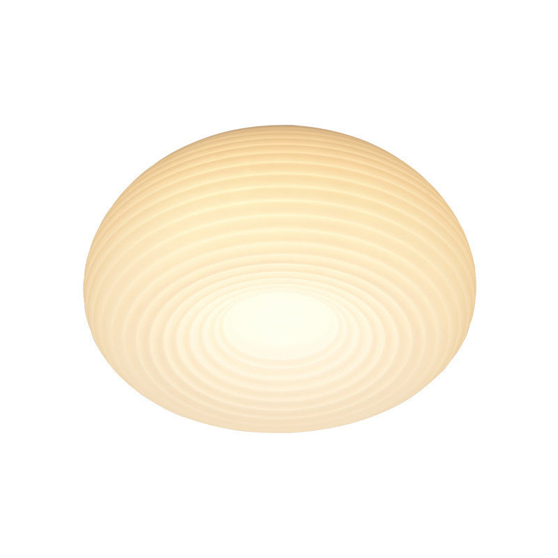 Minimalist Round Globe PE Material LED Flush Mount Ceiling Light
