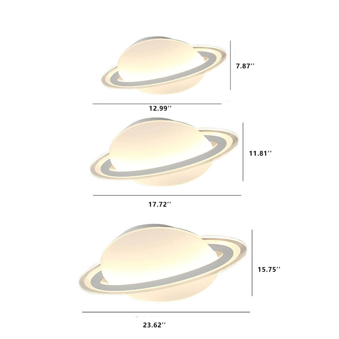 Kreative Acryl-Globus-Planet LED-Deckenleuchte für Aufputz- und Halbeinbau 