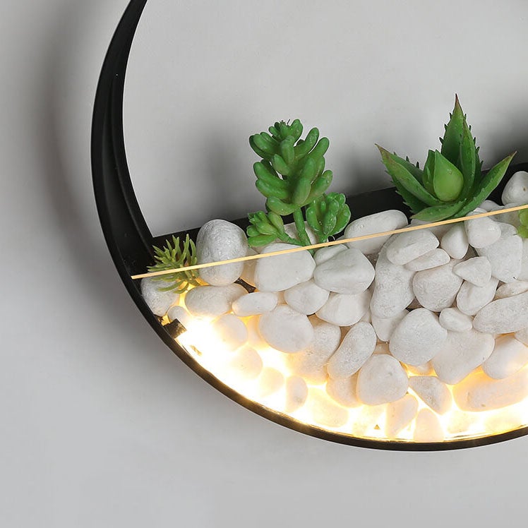 مصباح حائط LED حديث إبداعي دائري 1-ضوء 