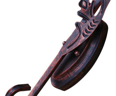 Vintage Old-style Kerosene Lamp Iron 1-Light Wall Sconce Lamp