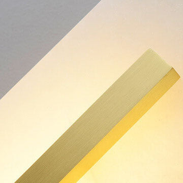 Lampe murale à LED 1 lumière en laiton carré en marbre chinois de luxe 