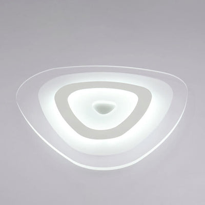 Modern Triangle Acrylic LED Flush Mount Ceiling Light