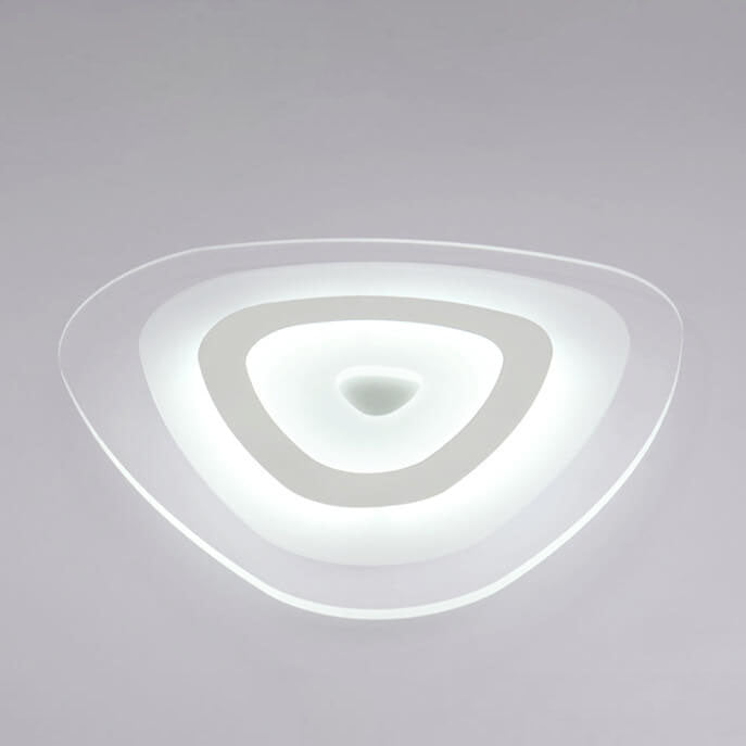Moderne dreieckige LED-Deckenleuchte aus Acryl 