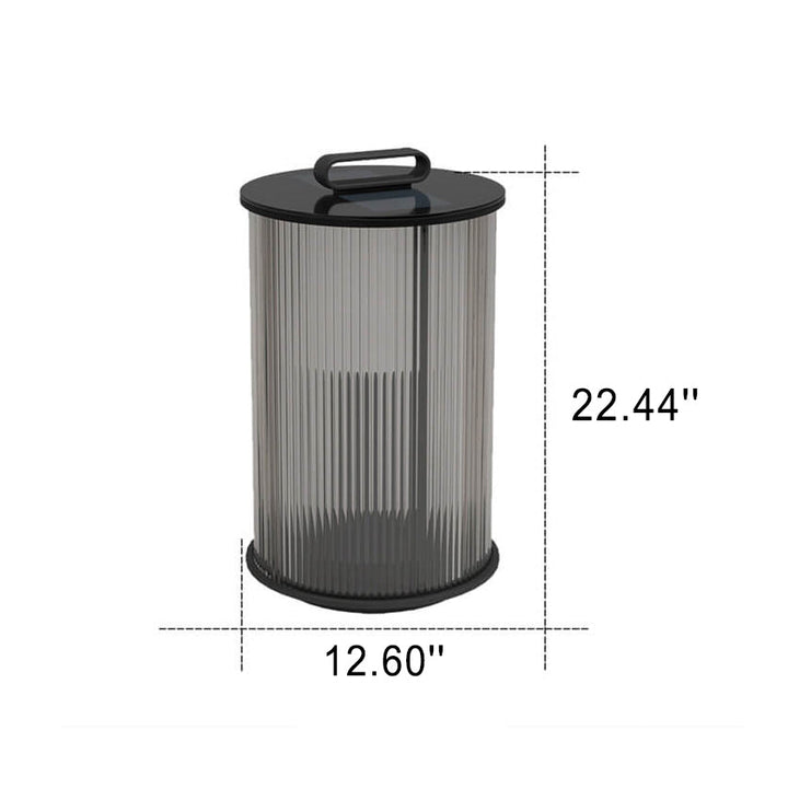 Lámpara de piso para jardín impermeable LED de columna de vidrio de acero inoxidable moderna 