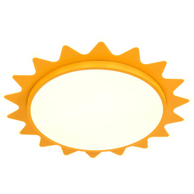 Plafonnier LED en forme de soleil créatif 