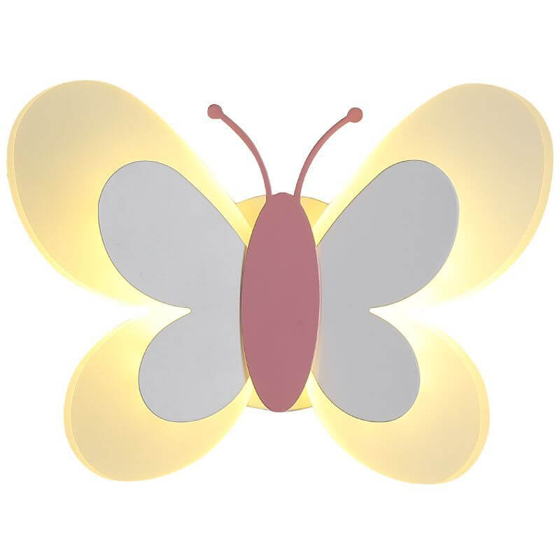 مصباح حائط LED بأكريليك على شكل فراشة إبداعية بضوء واحد 