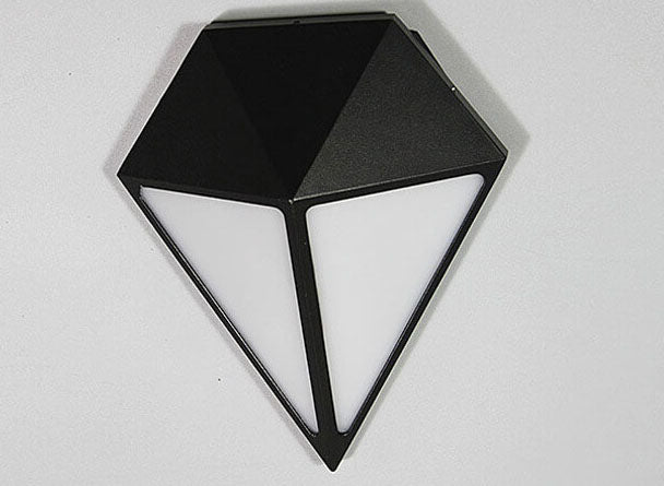 Lámpara de Aplique de Pared LED Impermeable para Exteriores con Forma de Diamante Industrial 