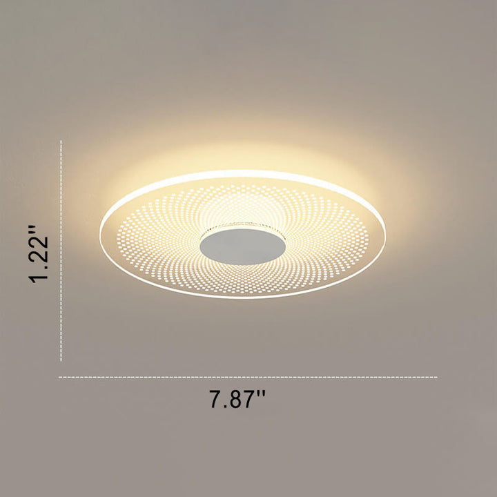 Minimalistischer runder quadratischer LED-Deckenleuchte aus Acryl 
