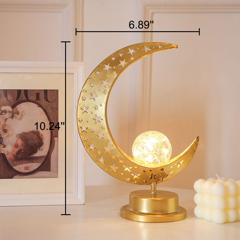 Muslimische Eid Mond Schloss LED Nachtlicht Dekorative Tischlampe 