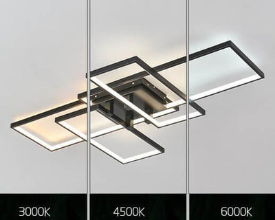 مصباح سقف LED مستطيل من الألومنيوم بتصميم عصري مبتكر 