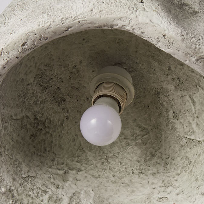 Handgefertigte Retro-Pendelleuchte aus Polystyrol mit Kuppel im Alter von 1 Licht 