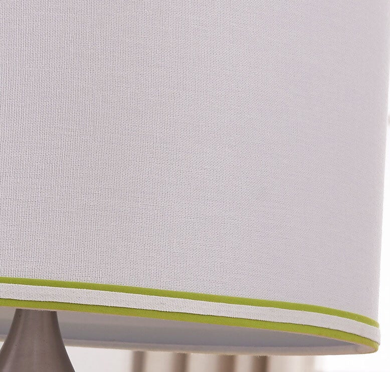 Moderne einfache Stoff-Eisriss-Keramik 1-Licht-Tischlampe 