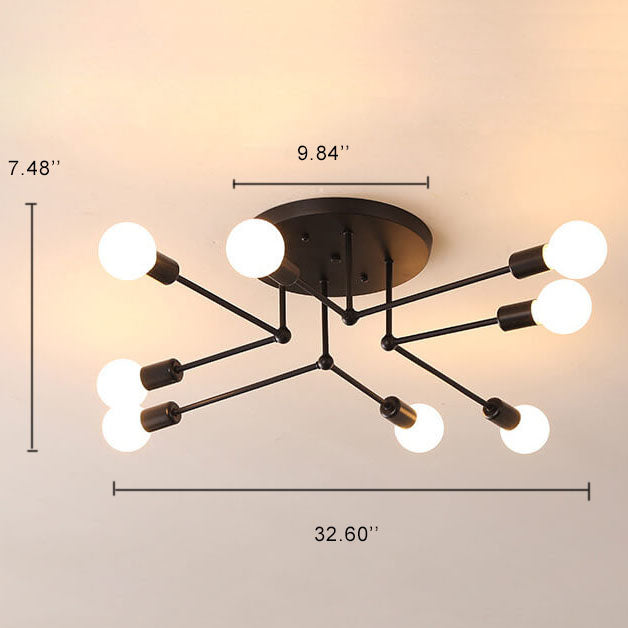 Industrielle kompakte lineare 6/8-Licht Halbeinbauleuchte 