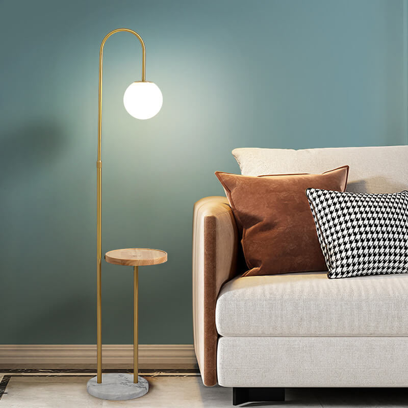 Industrielle Eisen Kreativ Regal 1-Licht Stehlampe 