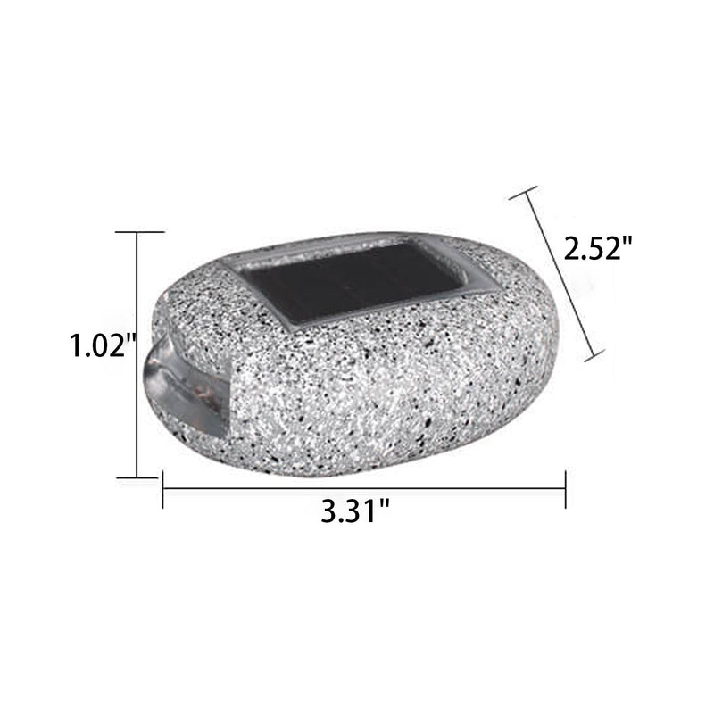 Outdoor Solar Resin Imitation Stone LED Buried Light