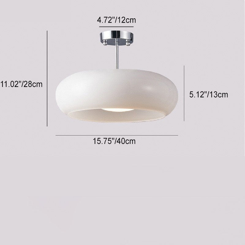 Zeitgenössische skandinavische ovale Eisen-Kupfer-Glas-1-Licht-Pendelleuchte für Schlafzimmer 
