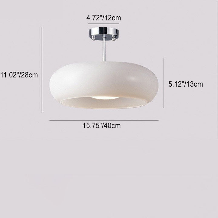 Zeitgenössische skandinavische ovale Eisen-Kupfer-Glas-1-Licht-Pendelleuchte für Schlafzimmer 
