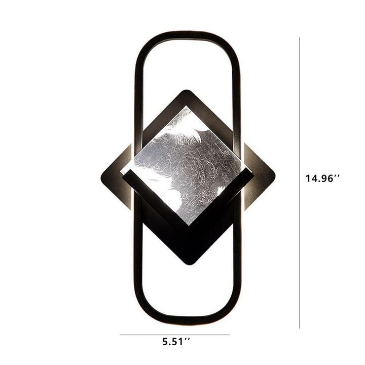Nordic Creative Ring Shape 1-Light LED Wall Sconce Lamp