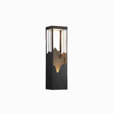 Modern Landscape Rectangular LED Waterproof Outdoor Villa Garden Wall Sconce Lamp