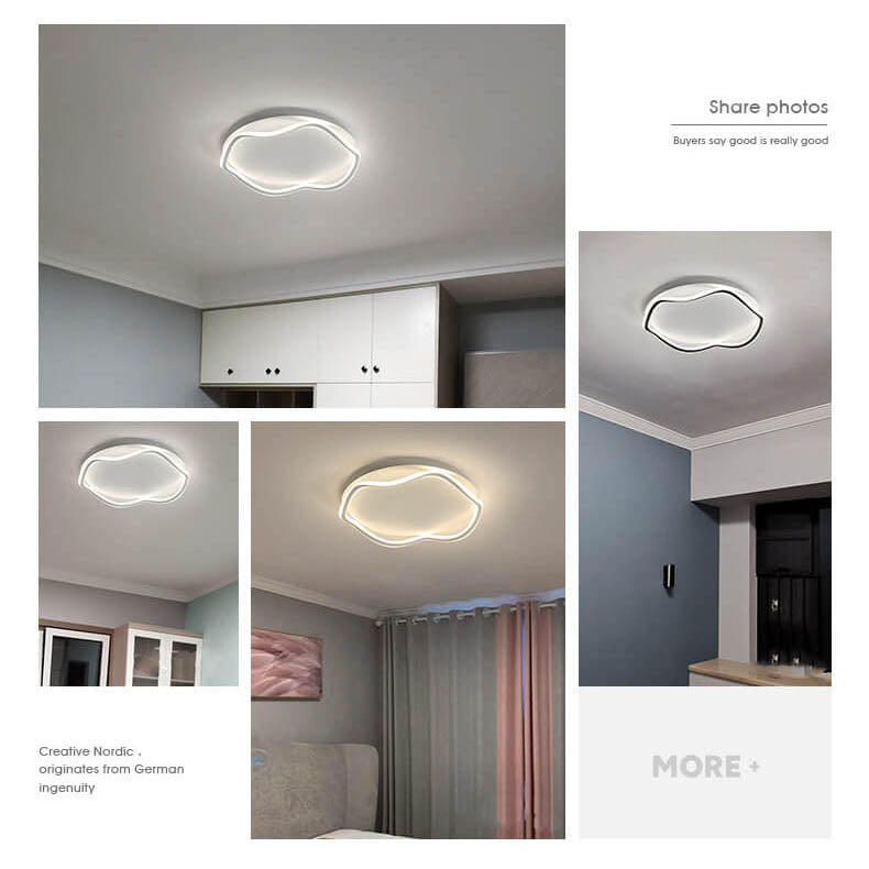ضوء السقف LED بتصميم دائري حديث من الدانتيل الزهري 