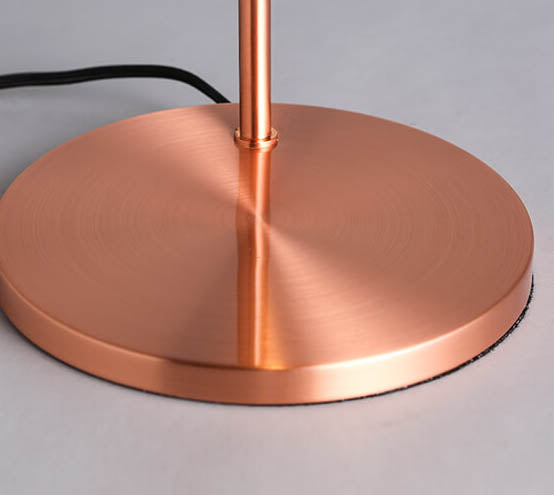 Modern Rose Gold Adjustable 1-Light LED Desk Lamp