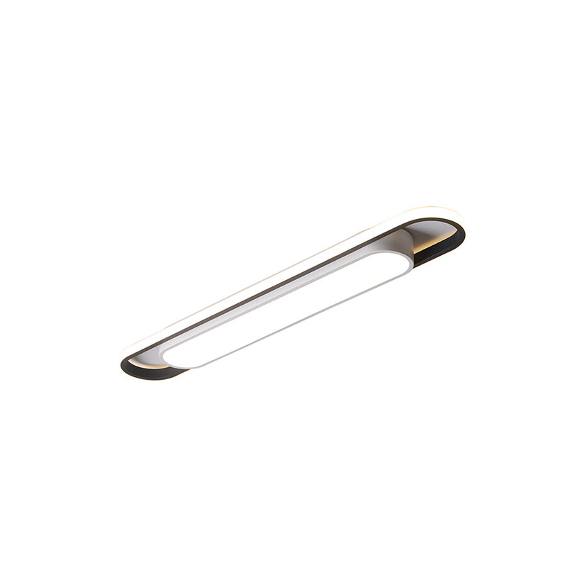 Nordic Minimalist Long Bar Ring LED Deckeneinbau-Deckenleuchte 