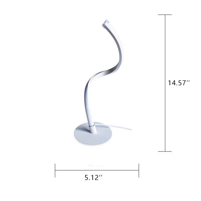 Minimalist Curve LED Touch Dimmable Table Lamp