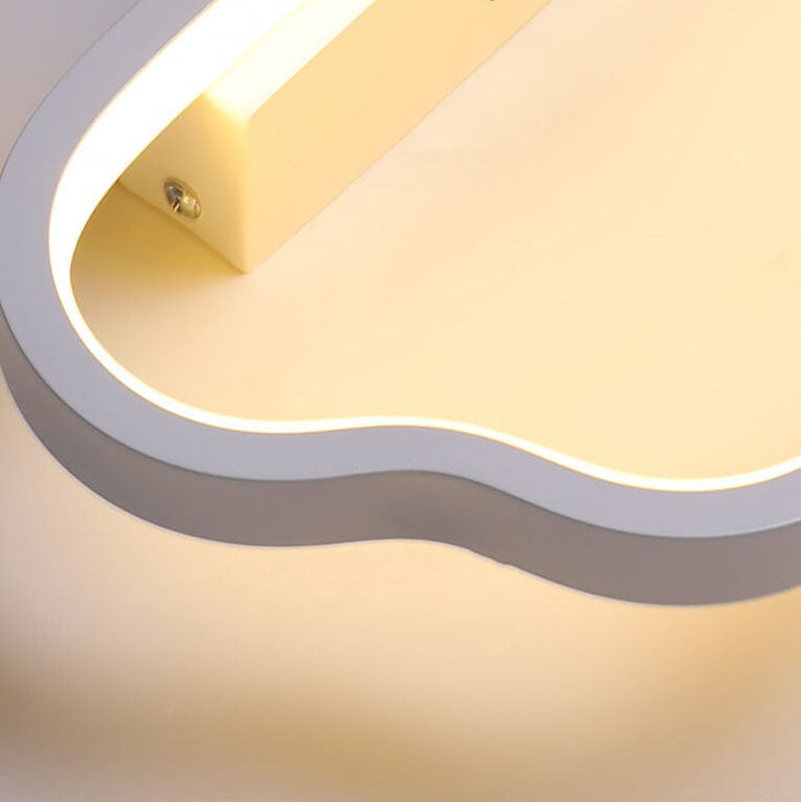 Nordic einfache Wolkenform LED Wandleuchte 