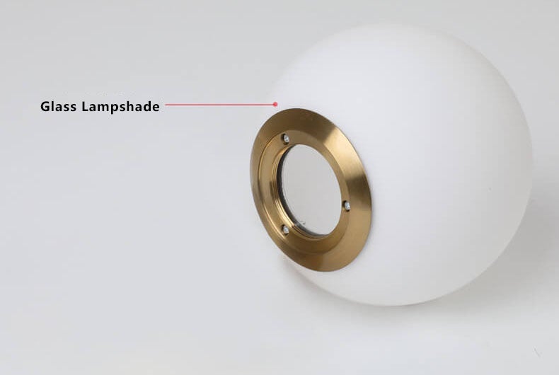 Postmodern Hanging Glass Ball 1-Light Pendant Light
