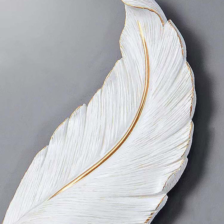 Modern Creative Feather LED Wall Sconce Lamp