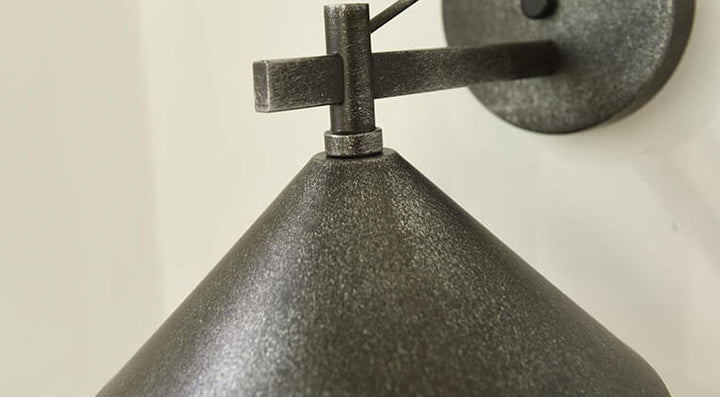 Retro Outdoor Eisen Verjüngte Wasserdichte 1-Licht Wandleuchte Lampe 