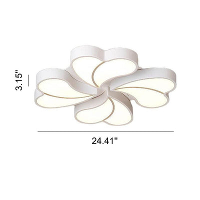 Modern Creative Clover Acrylic LED Flush Mount Ceiling Light