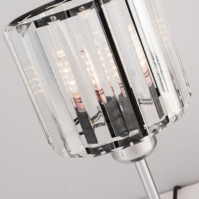 Modern Minimalist Glass Column Shade 1-Light Table Lamp