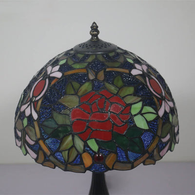 Tiffany European Blooming Flower 1-Light Table Lamp