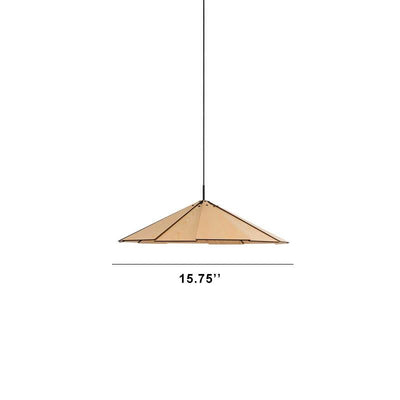 Nordic Wooden Splicing Flying Saucer 1-Light Pendant Light